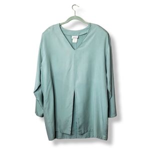 GO SILK Long Sleeve Seafoam Mint green long sleeve